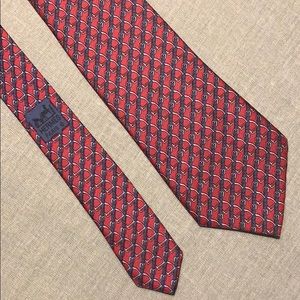 Men's belt patterned tie 100% silk